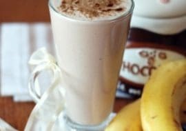 Koktajl bananowo kakaowy