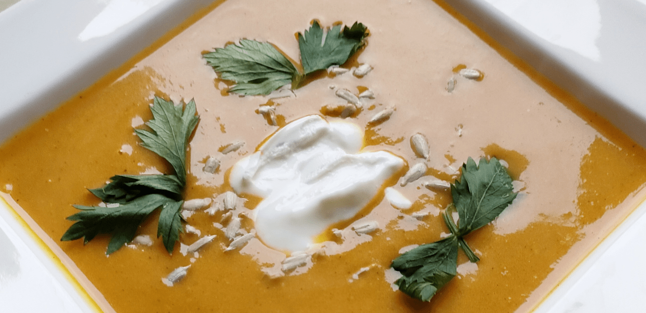 Rozgrzewająca zupa dyniowa