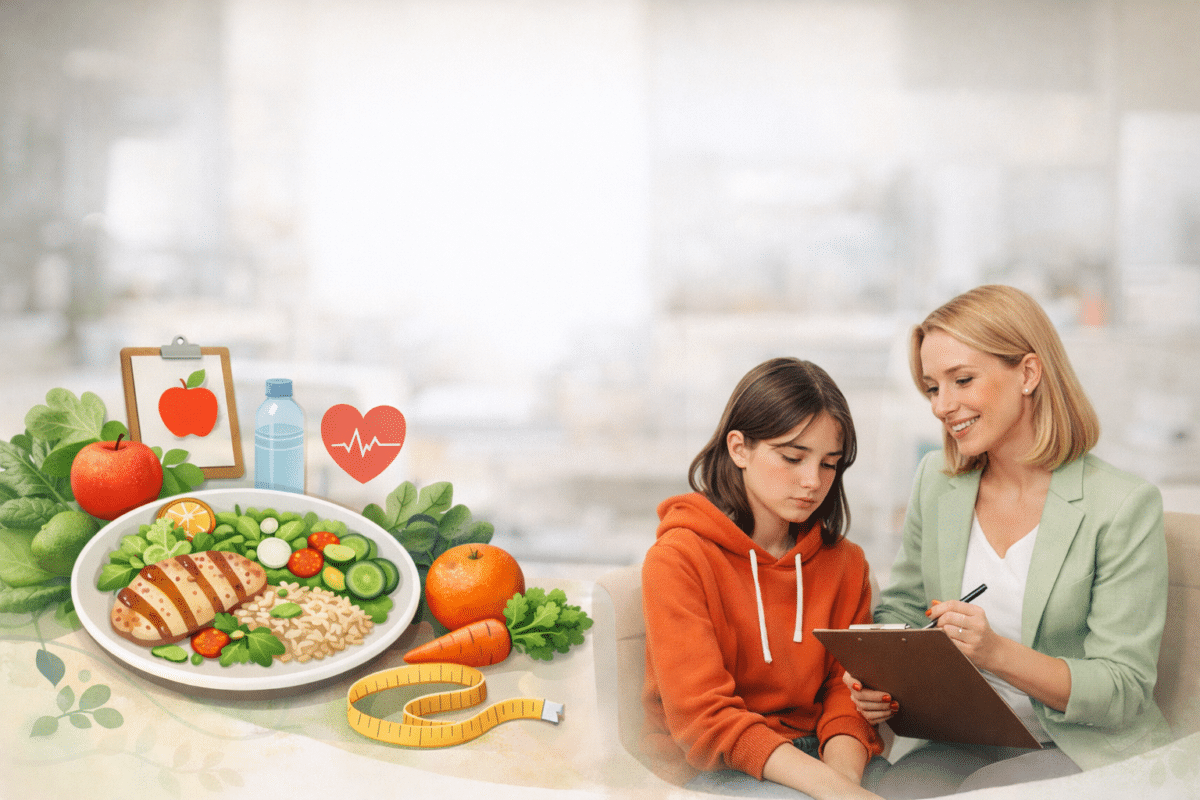 Wizyta u dietetyka z dzieckiem z anoreksją