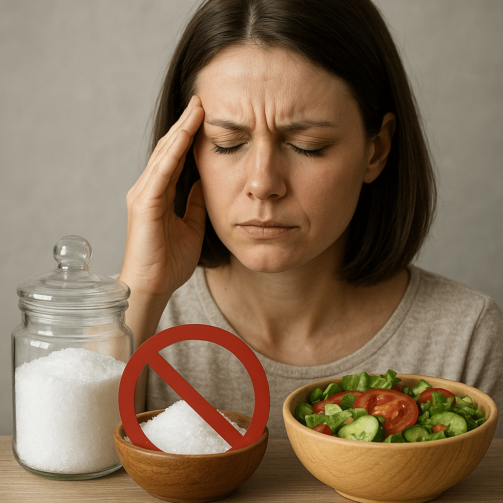 Bóle głowy a unikanie glutaminianu sodu