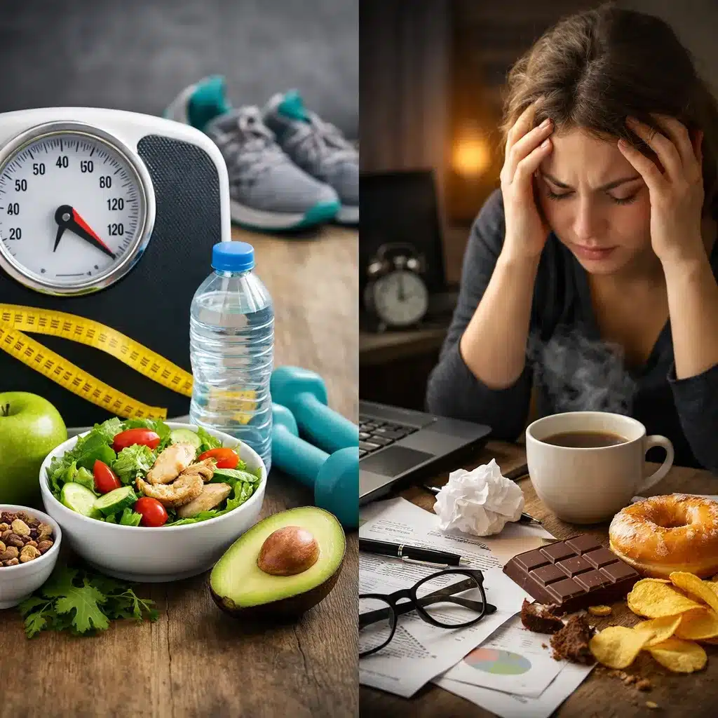 Odchudzanie a przewlekły stres