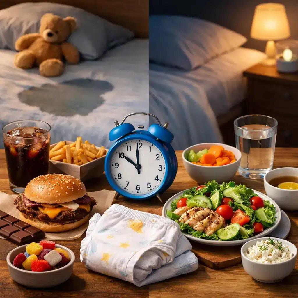 Moczenie nocne a modyfikacja wieczornych posiłków