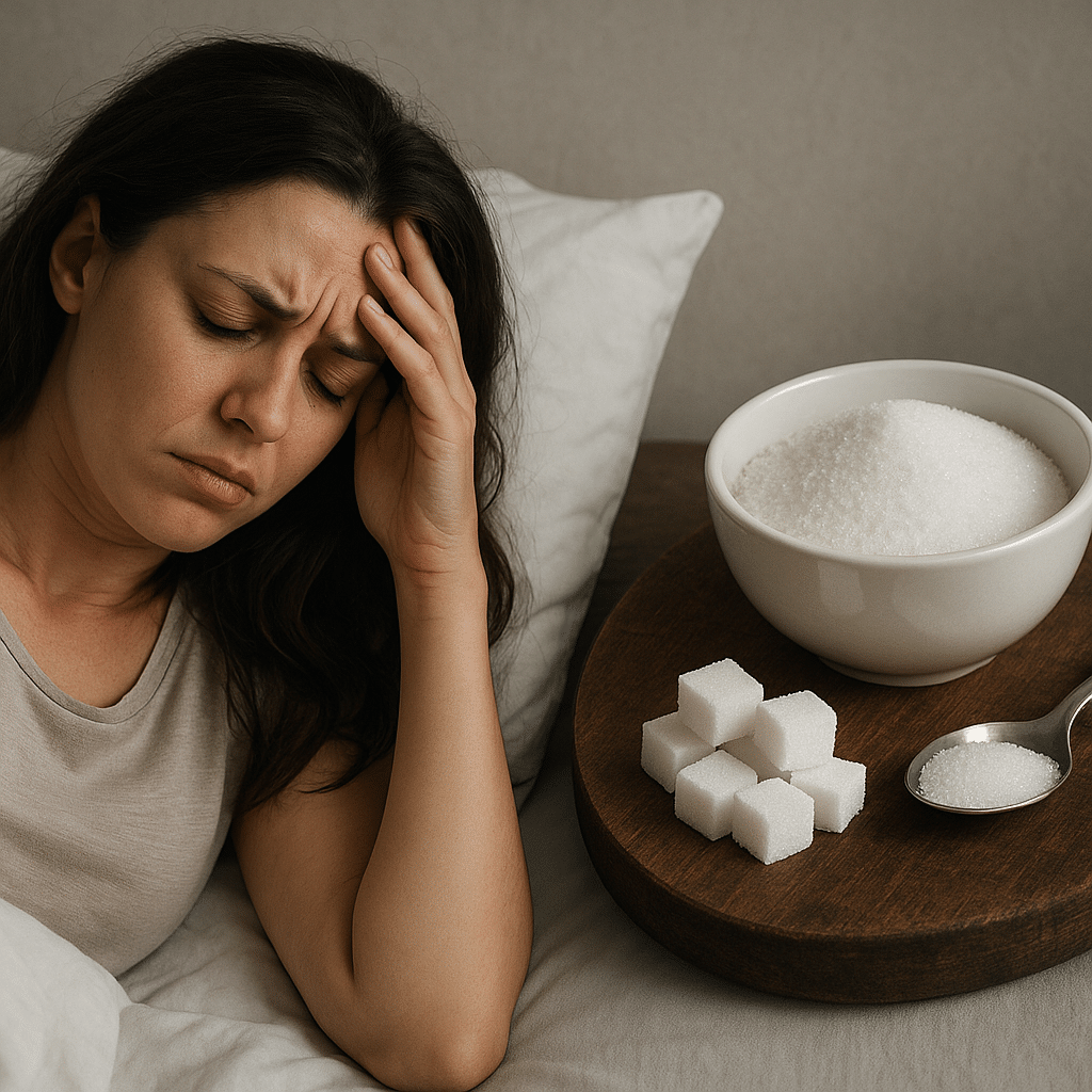 Problemy ze snem a eliminacja cukru wieczorem