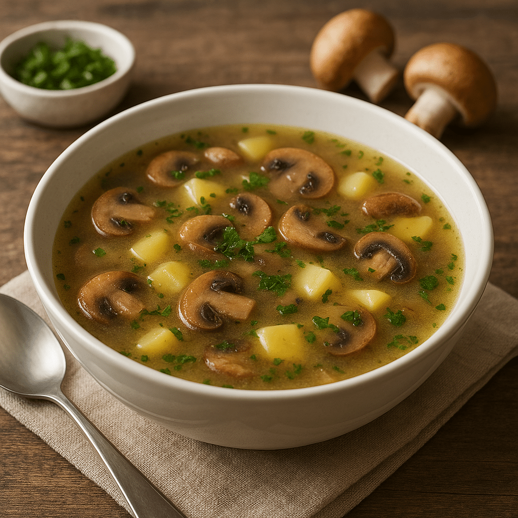 Zupa grzybowa light – kuchnia polska