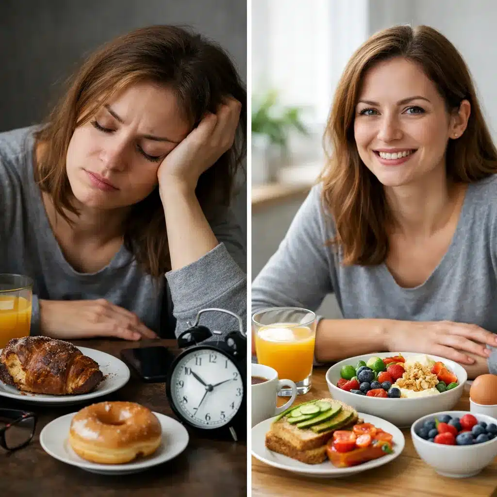 Senność poranna a odpowiednie śniadanie