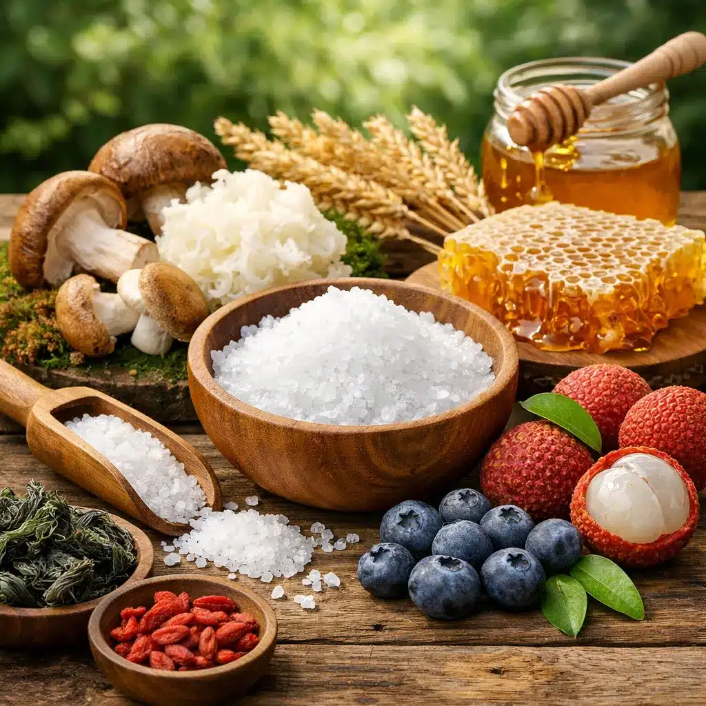 Trehaloza w produktach naturalnych