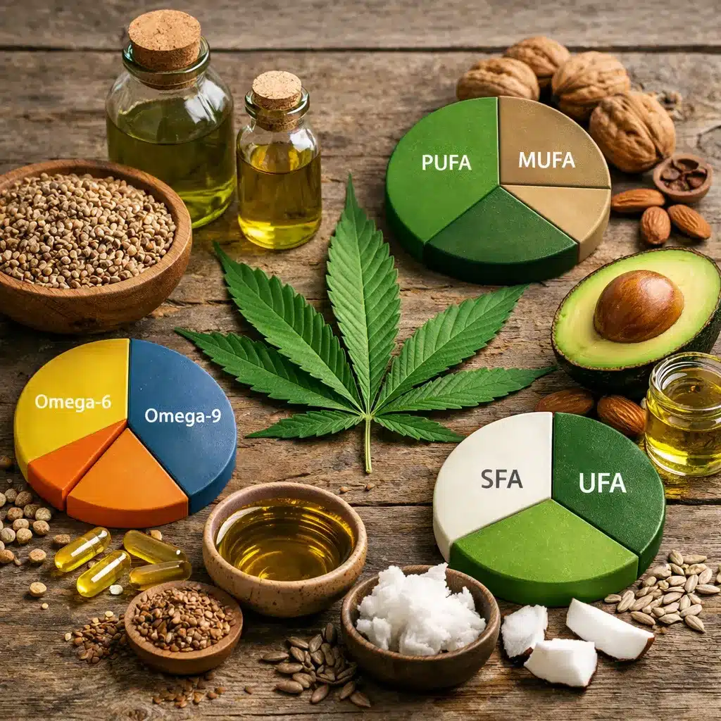 Konopie – profil kwasów tłuszczowych