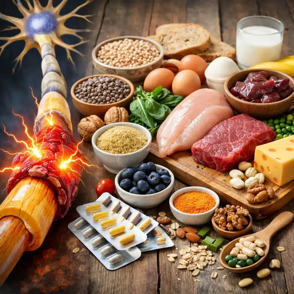 Zapalenie nerwów a dieta bogata w witaminy z grupy B