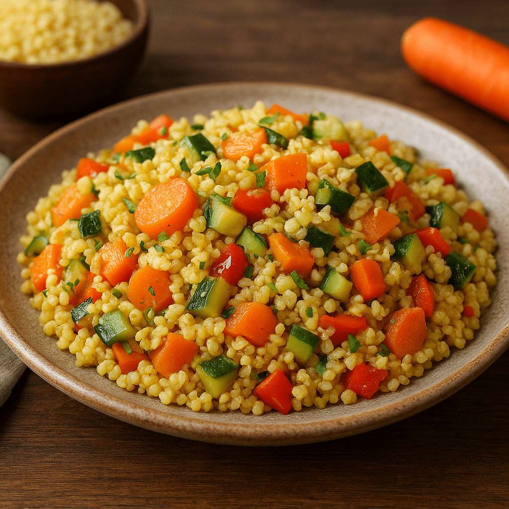 Kasza jaglana z warzywami – kuchnia polska