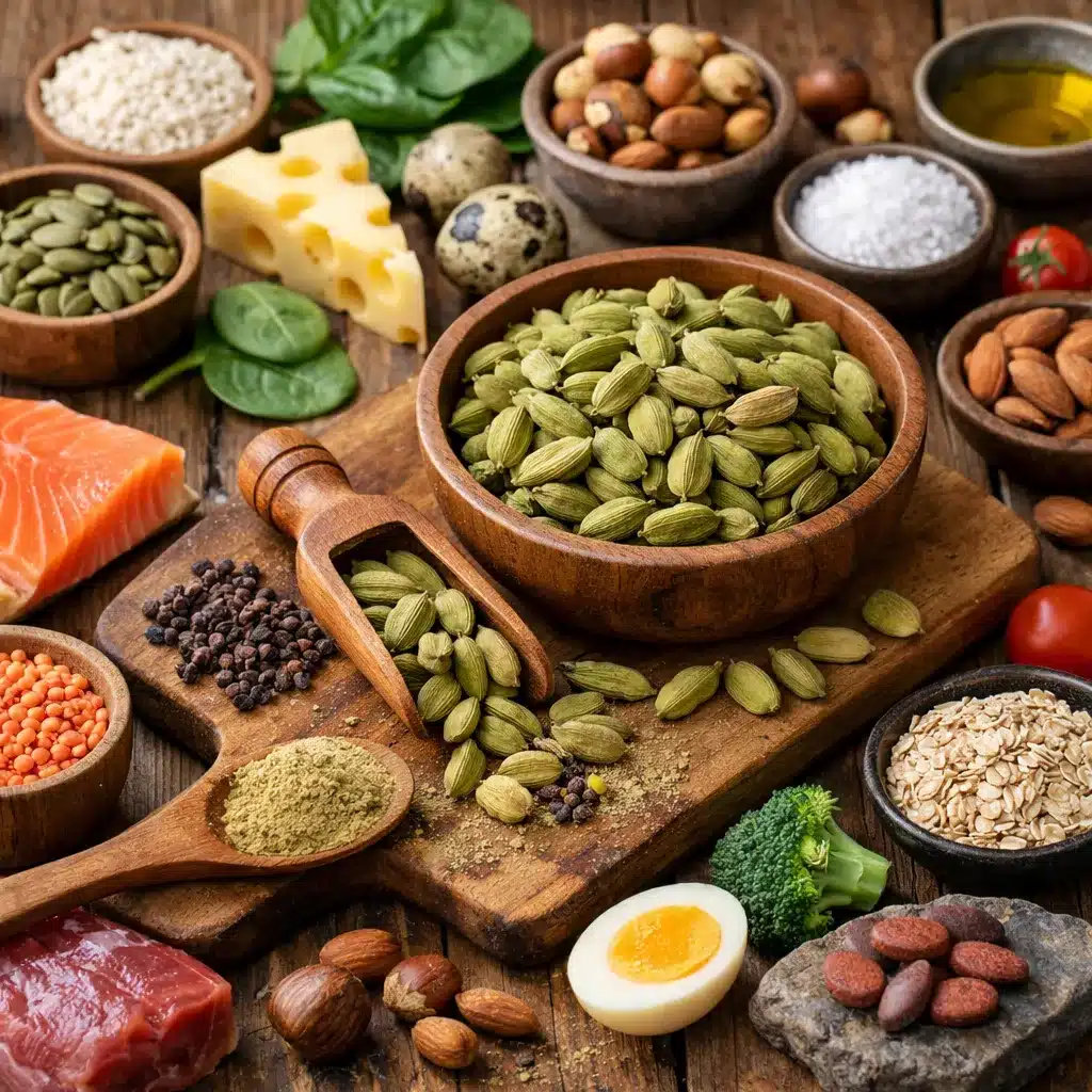 Kardamon – składniki mineralne