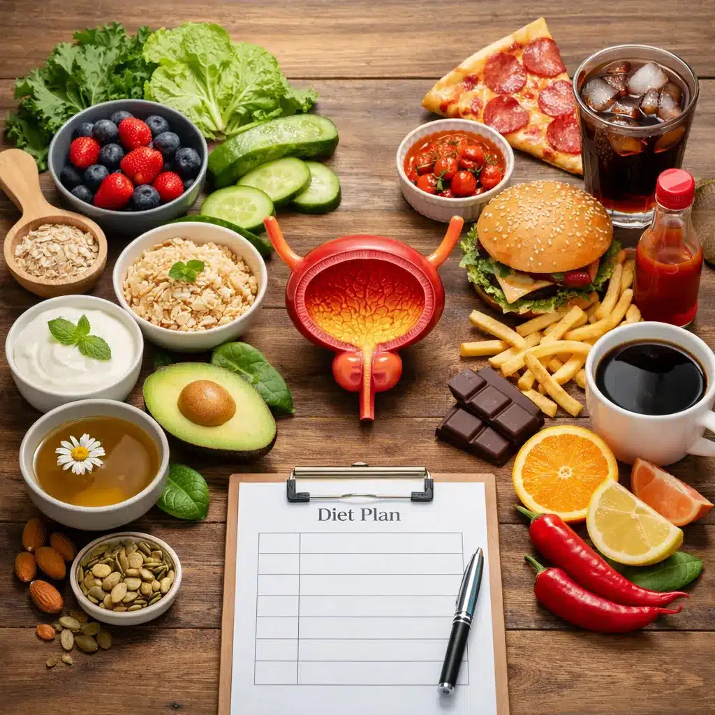 Zapalenie pęcherza a dieta bez drażniących produktów