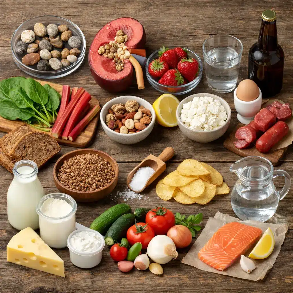 Kamica moczowa a dieta dopasowana do typu kamieni