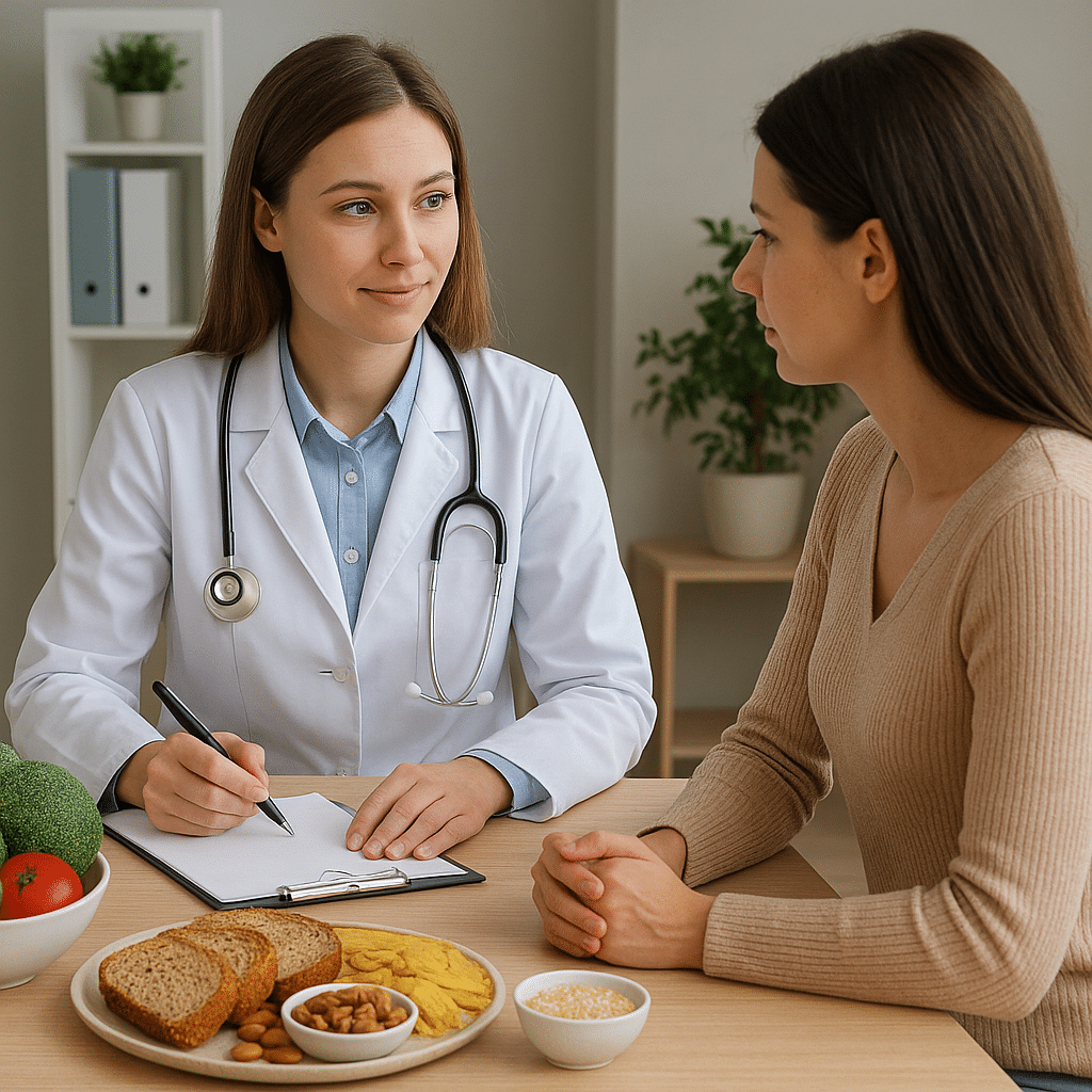 Jak dietetyk prowadzi dietę bezglutenową w celiakii?