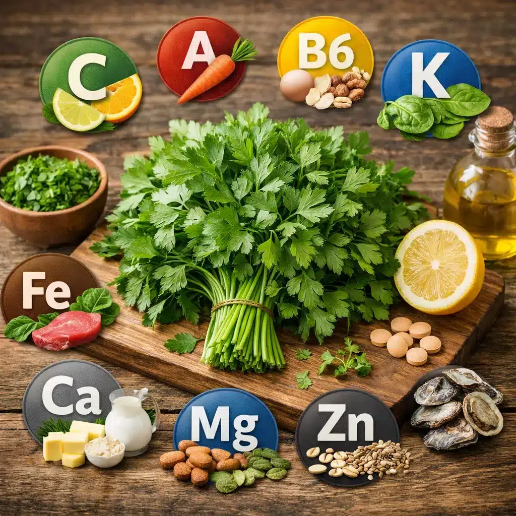 Pietruszka – witaminy i minerały