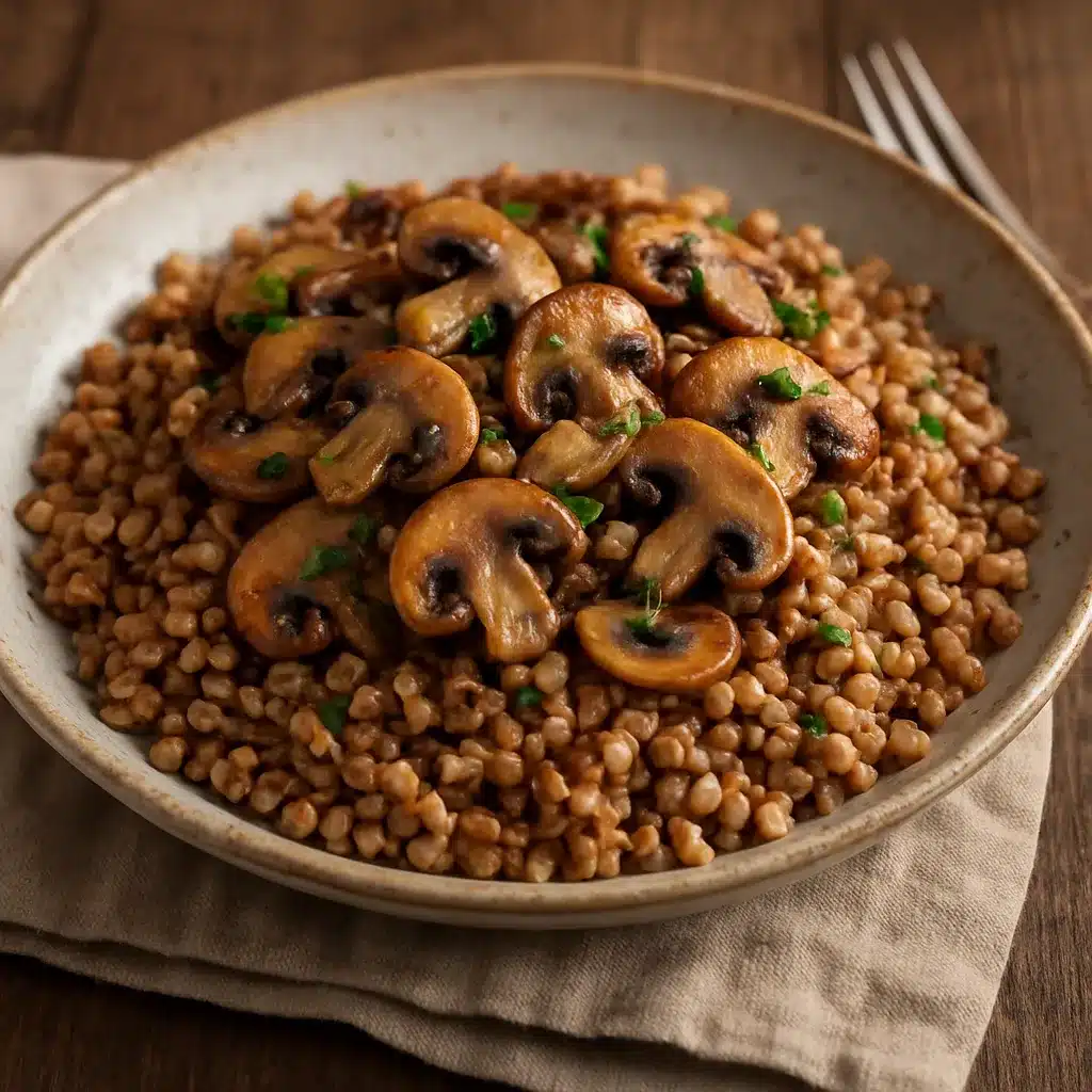 Kasza gryczana z pieczarkami – kuchnia polska