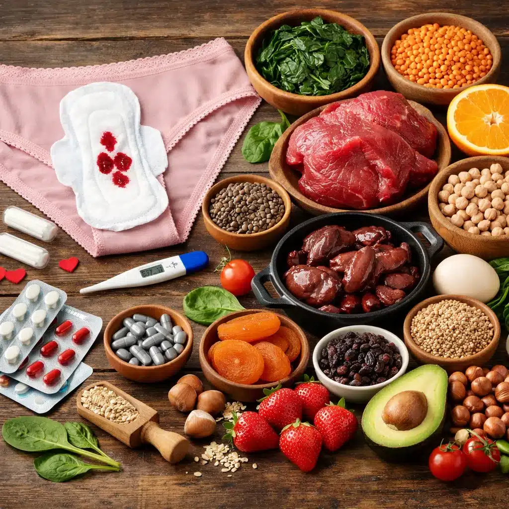 Obfite miesiączki a dieta bogata w żelazo
