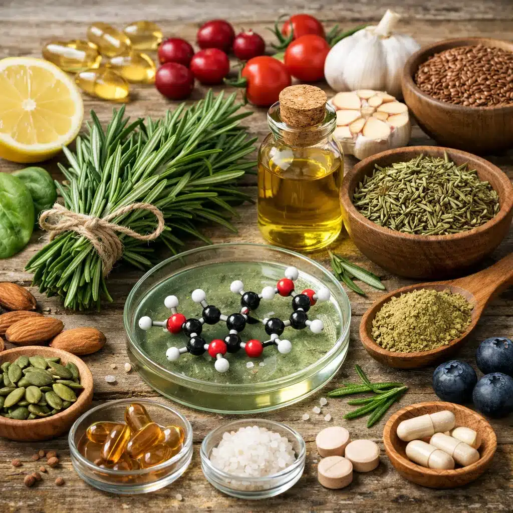 Rozmaryn – związek aktywny kwas rozmarynowy