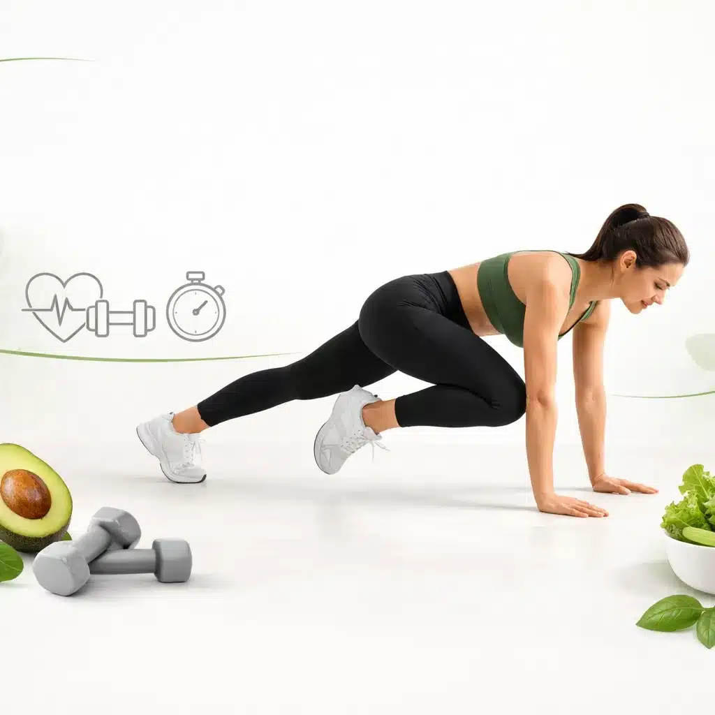 Najlepsze ćwiczenia na spalanie tłuszczu w domu