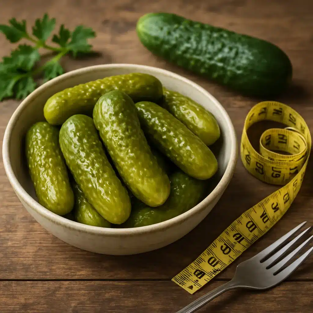 Ogórki kiszone na odchudzanie