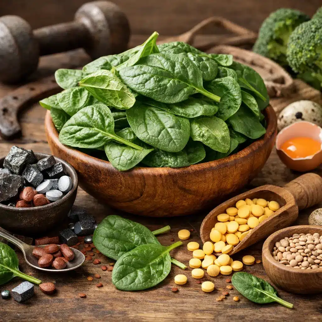 Szpinak – żelazo i foliany