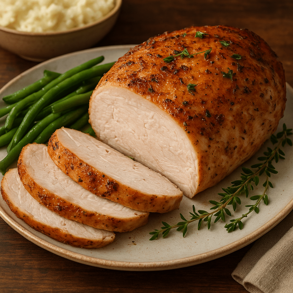 Pieczona pierś indyka – kuchnia amerykańska