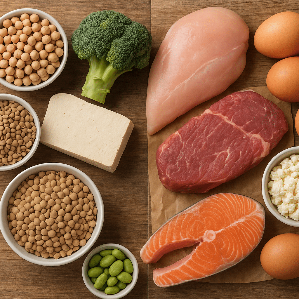 Białko roślinne vs. zwierzęce – porównanie wartości odżywczej