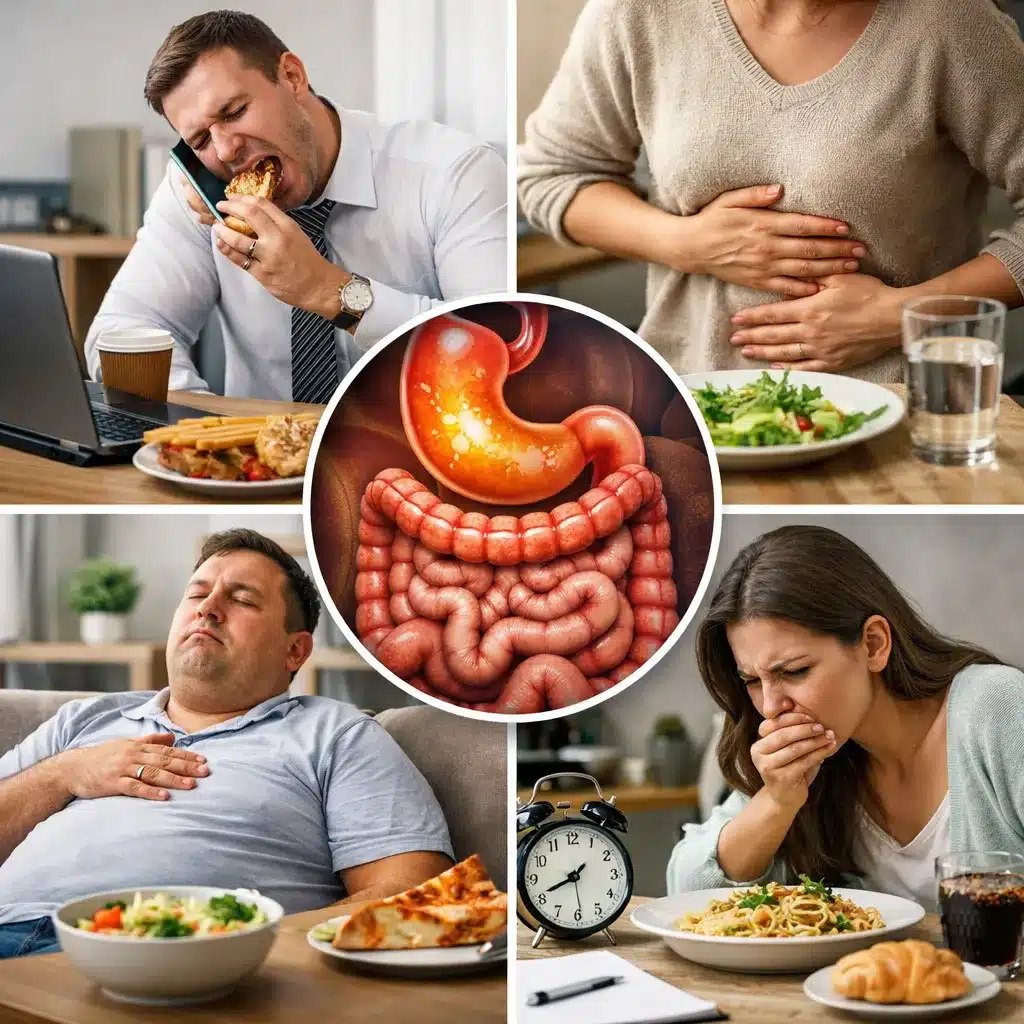 Jakie są skutki jedzenia w pośpiechu?