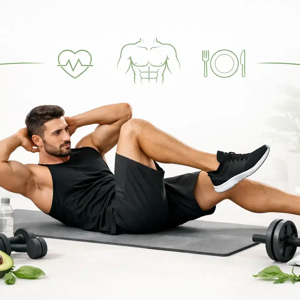 Ćwiczenia na brzuch dla mężczyzn w domu
