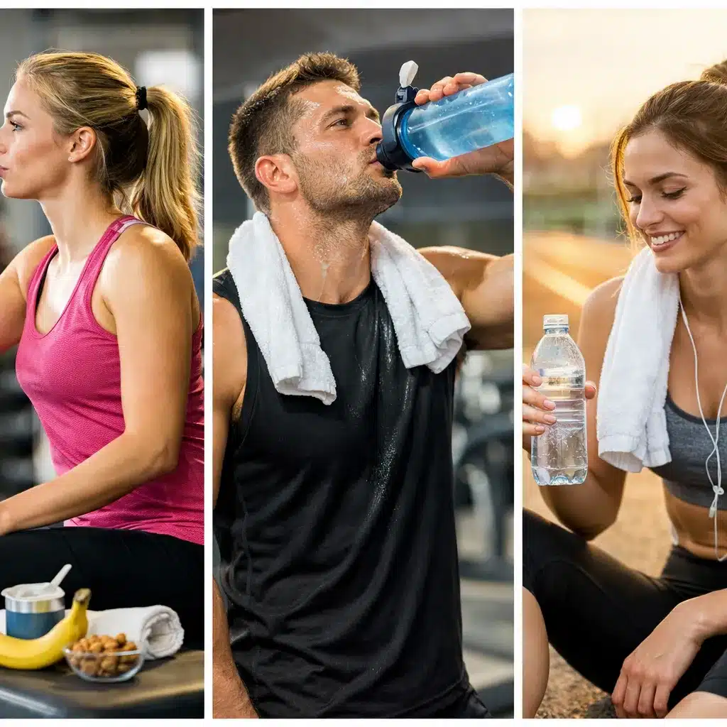 Nawodnienie przed, w trakcie i po treningu