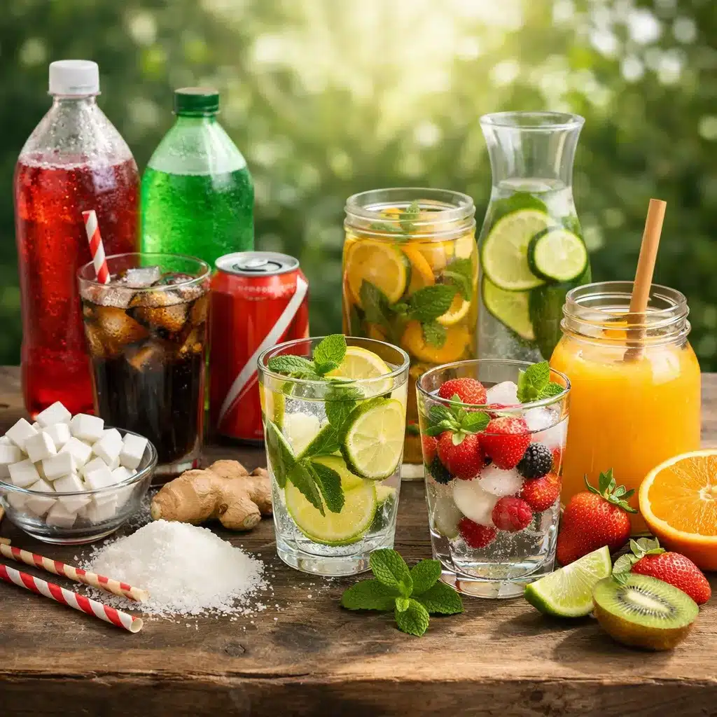 Zdrowe alternatywy dla słodzonych napojów
