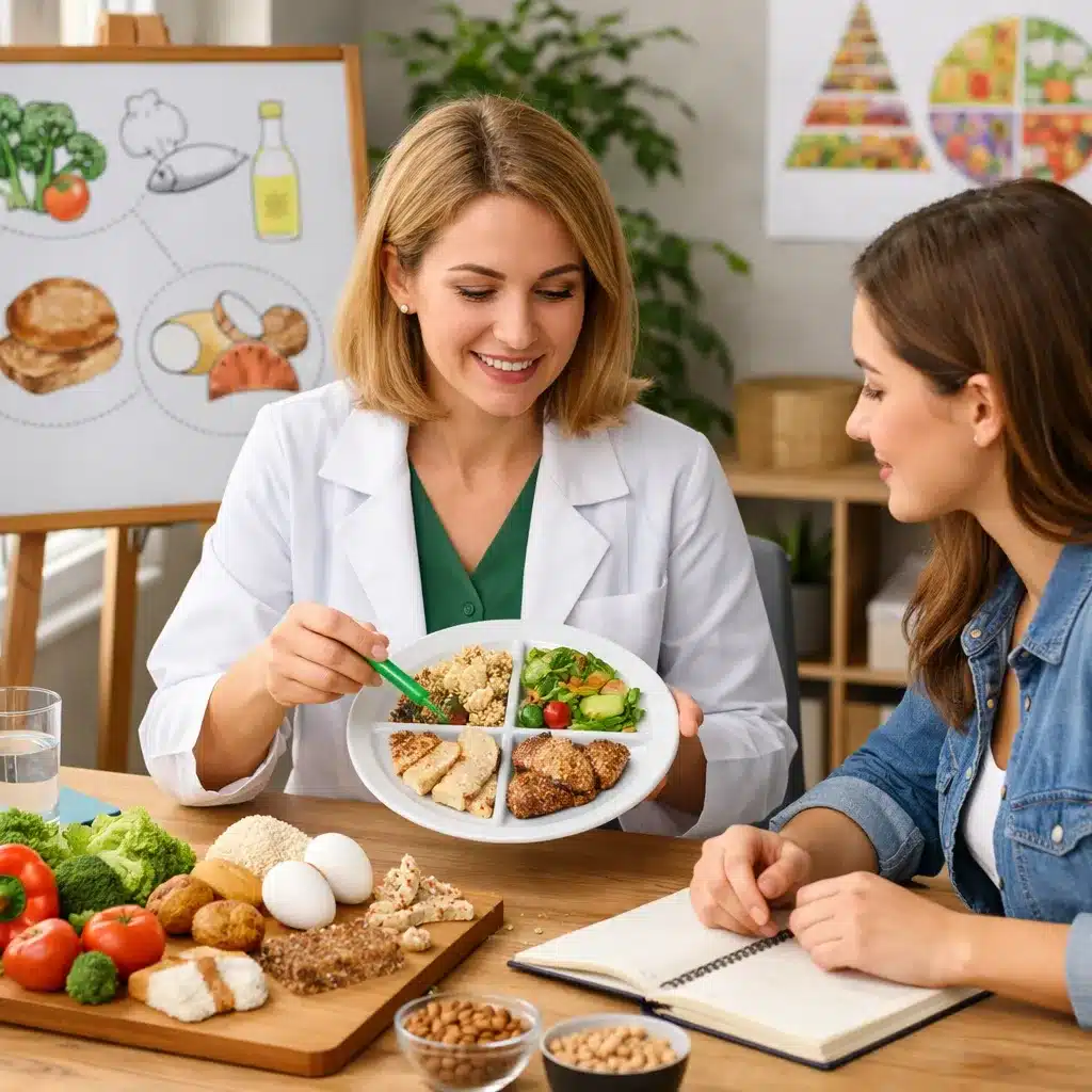 Jak dietetyk uczy komponowania posiłków?