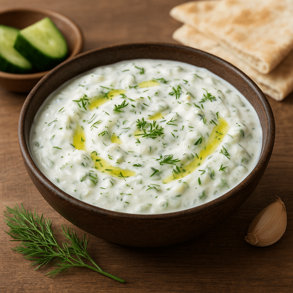 Tzatziki z jogurtu greckiego – kuchnia grecka
