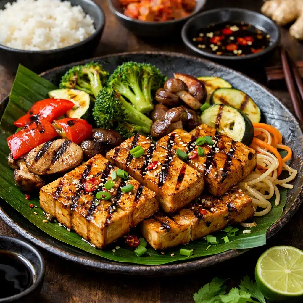 Grillowane tofu z warzywami – kuchnia azjatycka