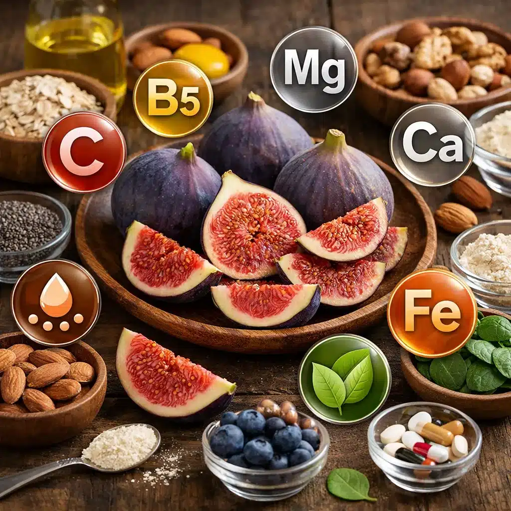 Składniki odżywcze w figach