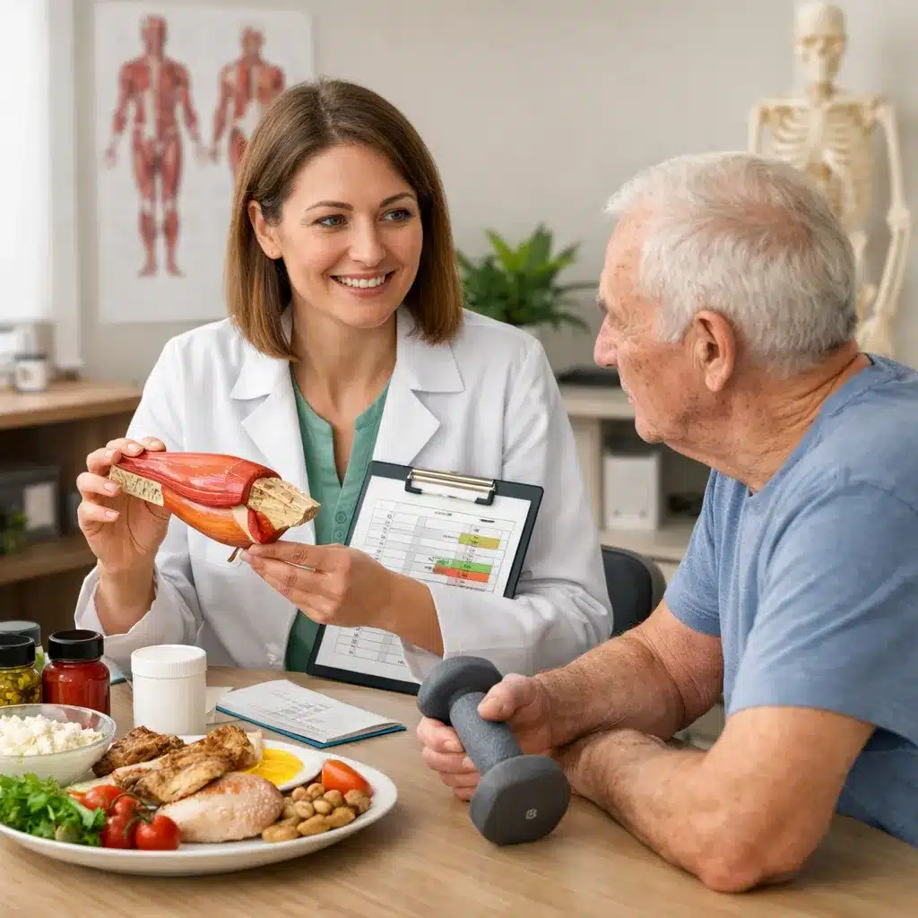 Jak dietetyk wspiera osoby z sarkopenią?