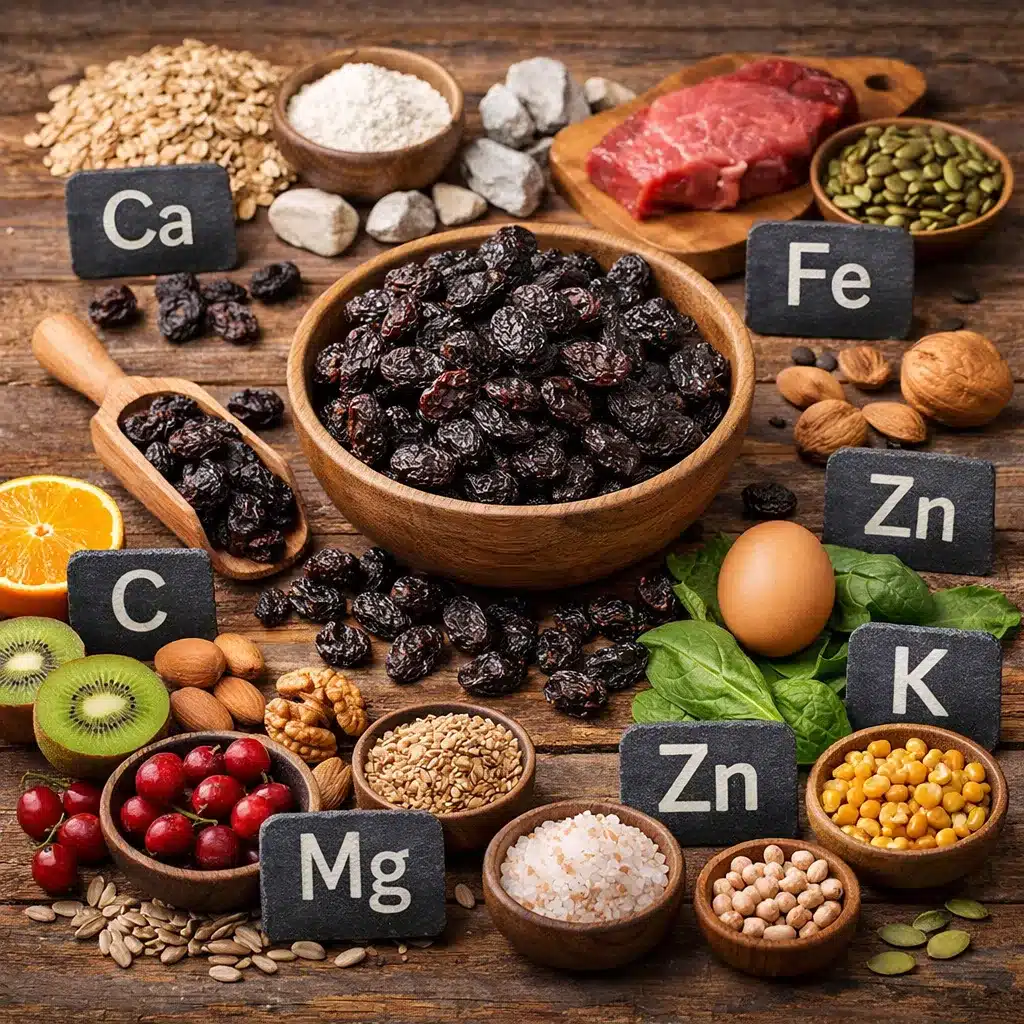 Rodzynki – koncentracja minerałów