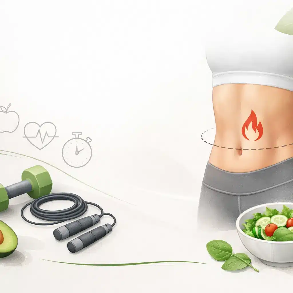 Jak ćwiczyć, żeby spalać tłuszcz z brzucha?