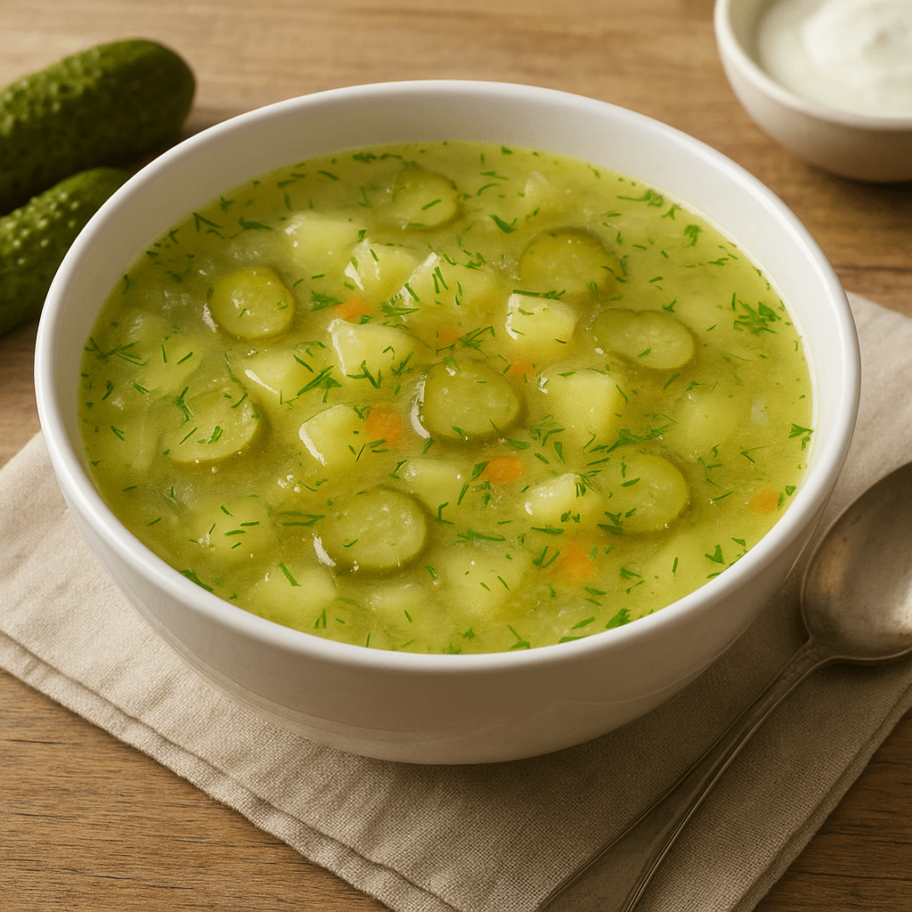 Zupa ogórkowa light – kuchnia polska