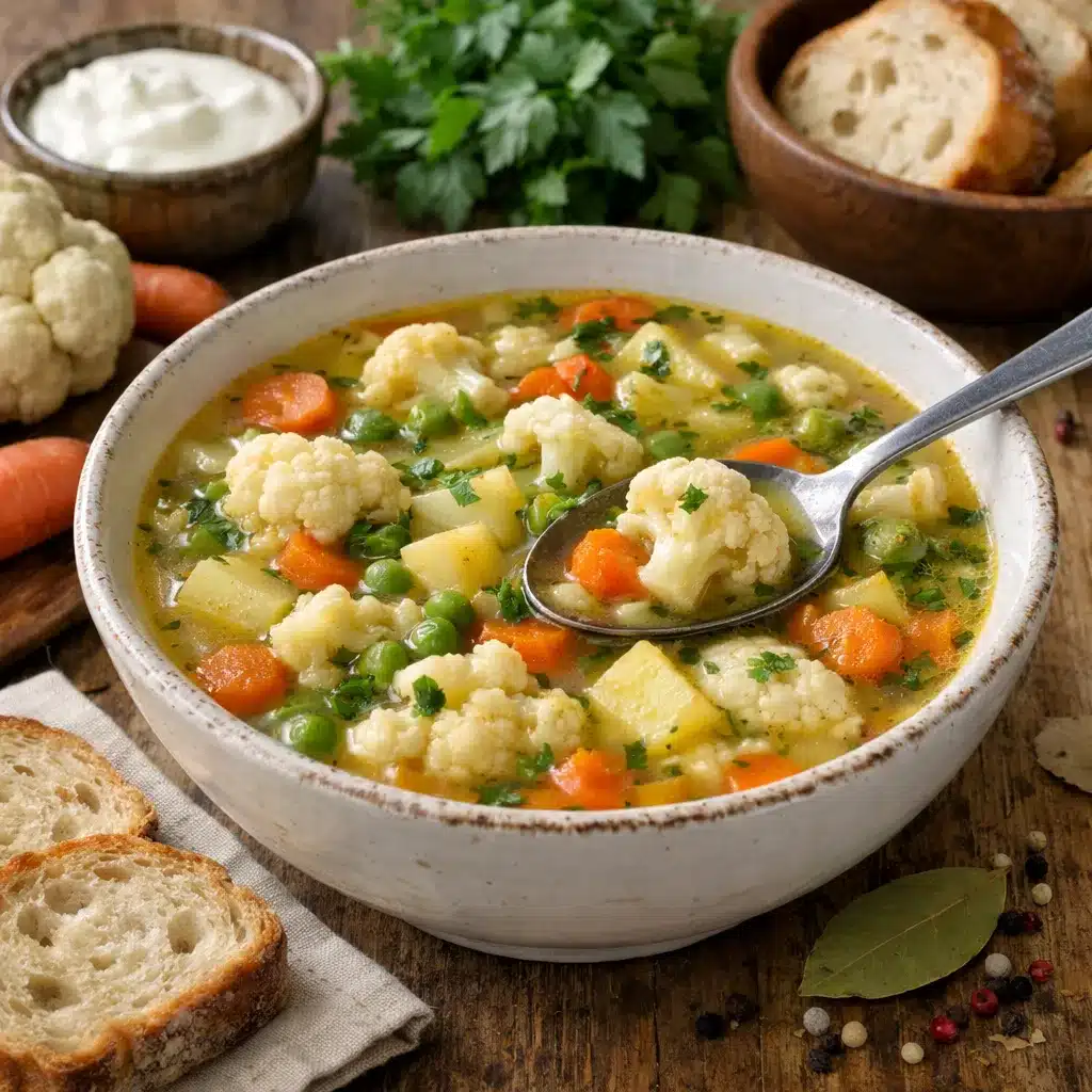 Zupa jarzynowa z kalafiorem – kuchnia polska