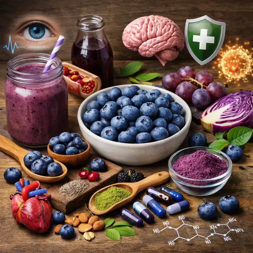 Borówki – antocyjany w praktyce