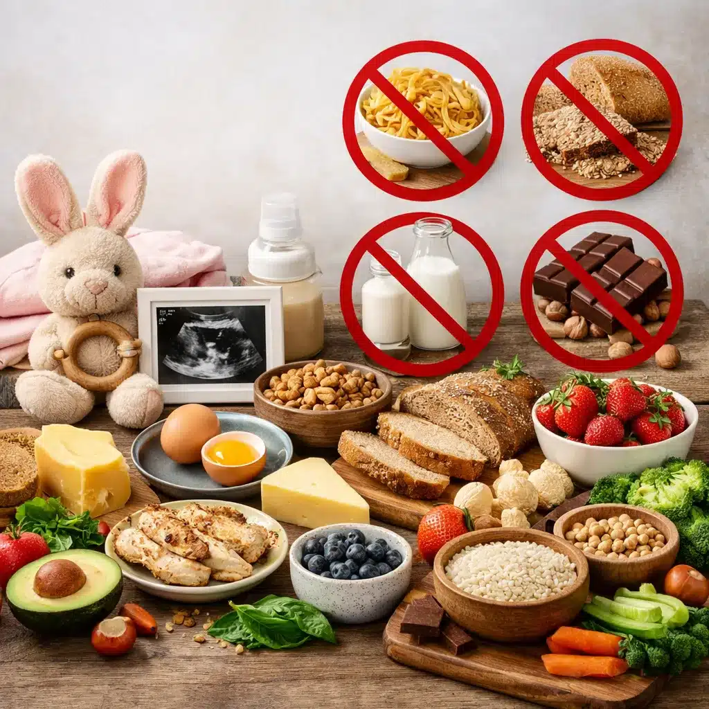 Nietolerancje pokarmowe po ciąży a dieta eliminacyjna