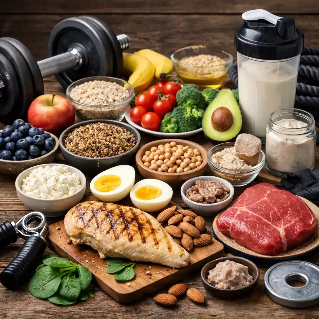 Dieta a zdrowie mięśni i siła fizyczna