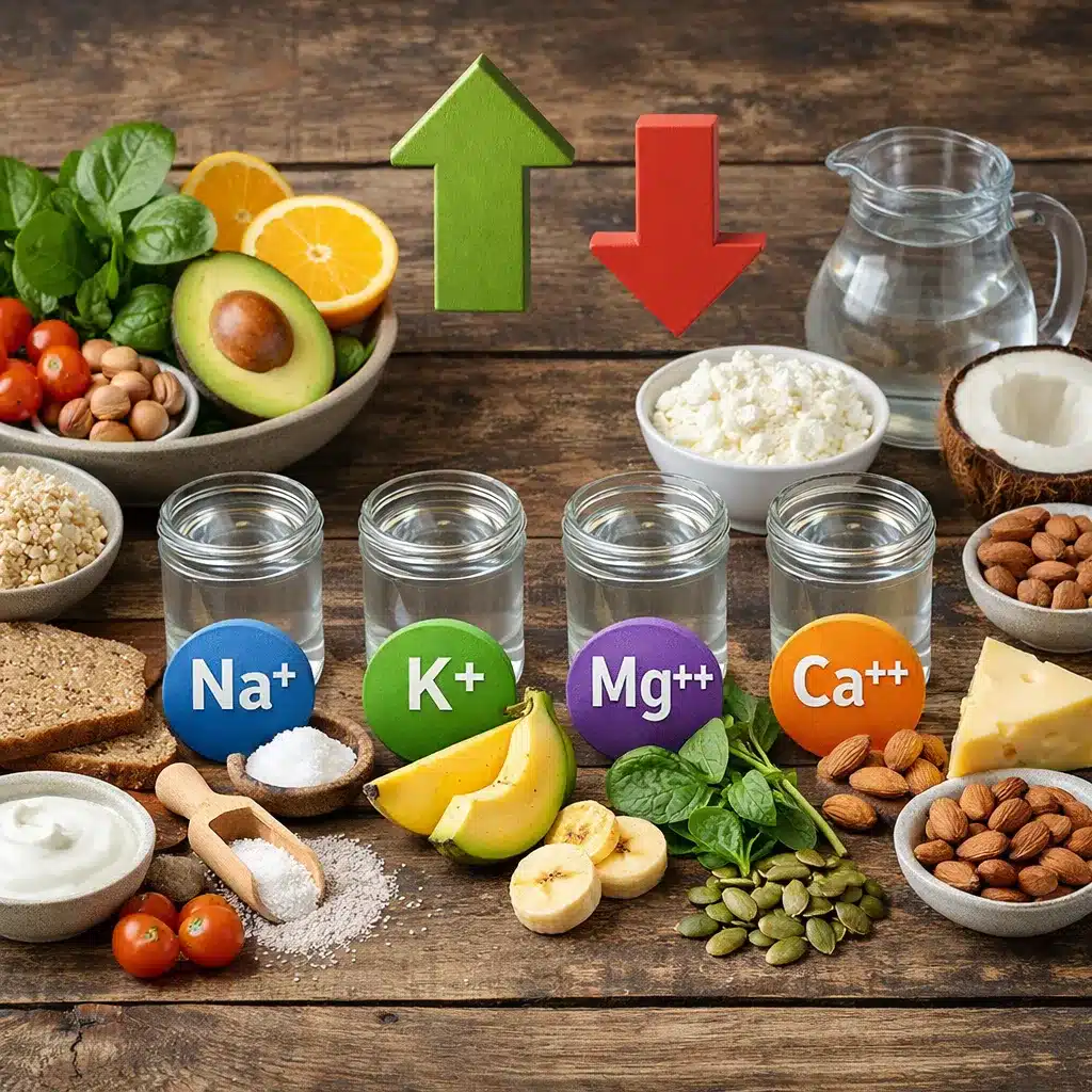 Jak dieta wpływa na poziom elektrolitów?