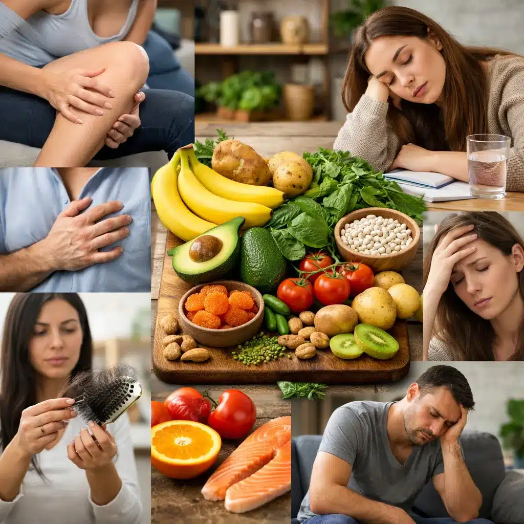 Jakie są objawy niedoboru potasu?