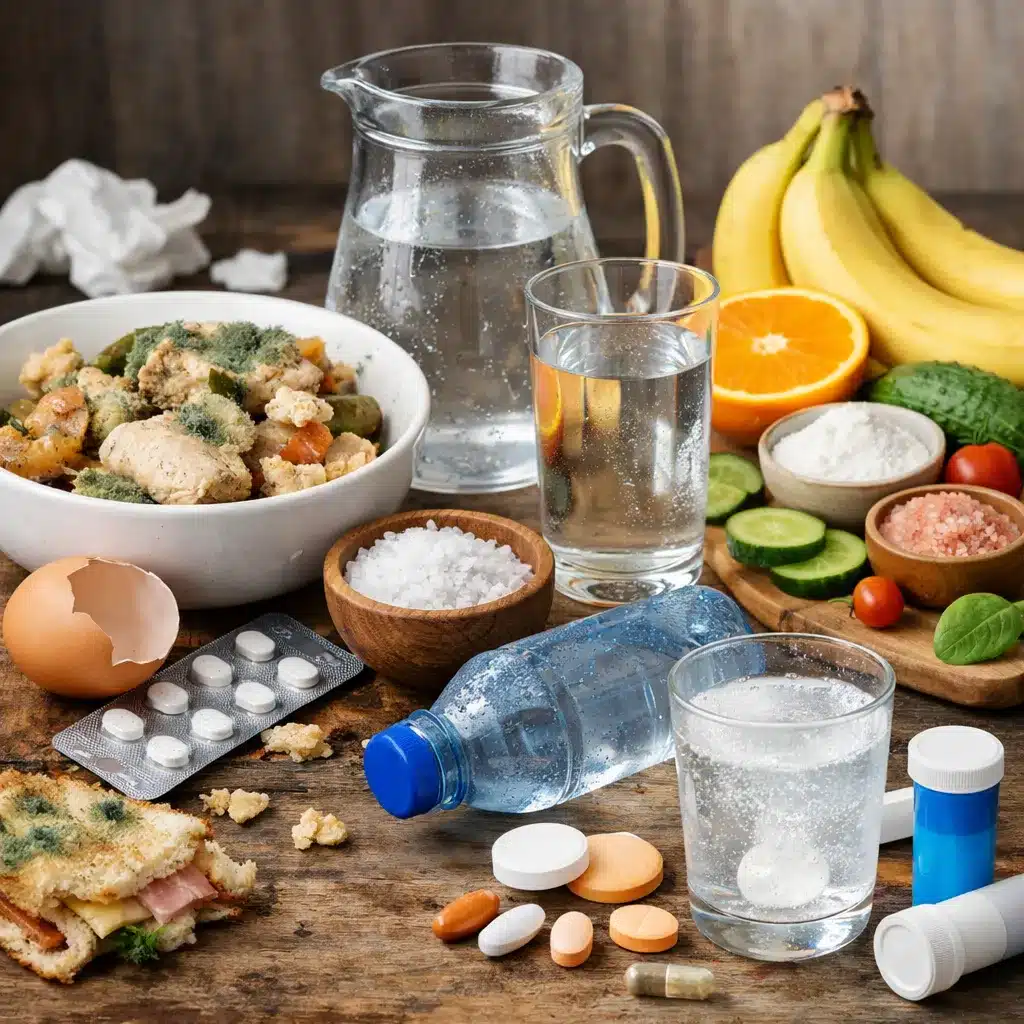 Zatrucia pokarmowe a nawodnienie i elektrolity