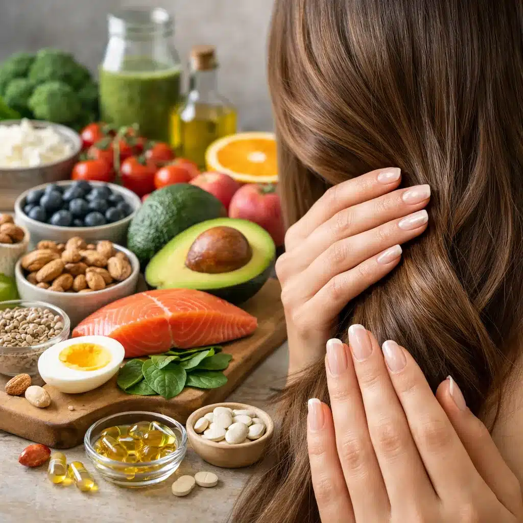 Jak dieta wpływa na kondycję włosów i paznokci?