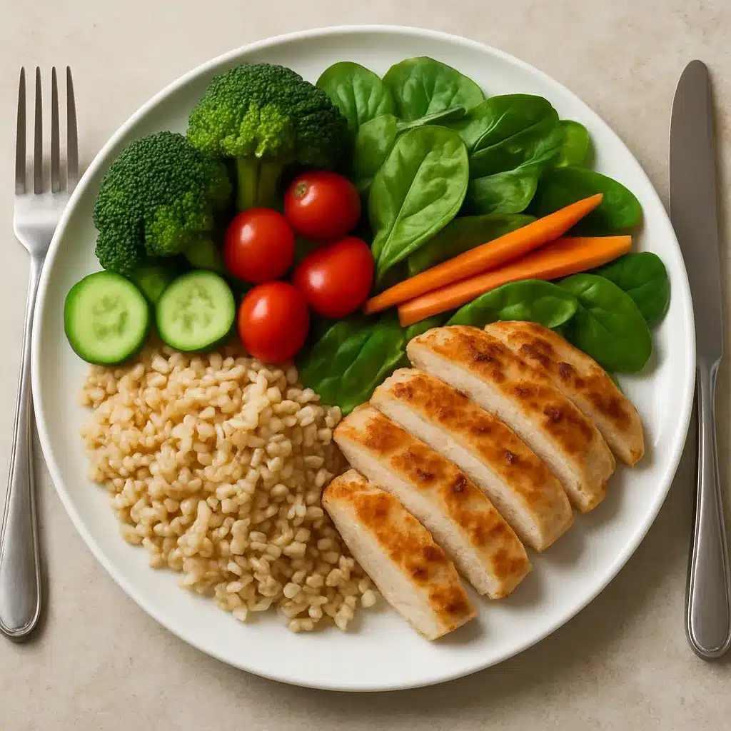 Jak komponować talerz metodą zdrowego talerza