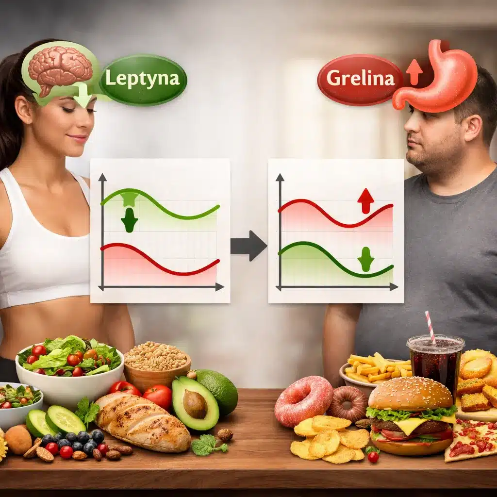 Jak dieta wpływa na poziom leptyny i greliny