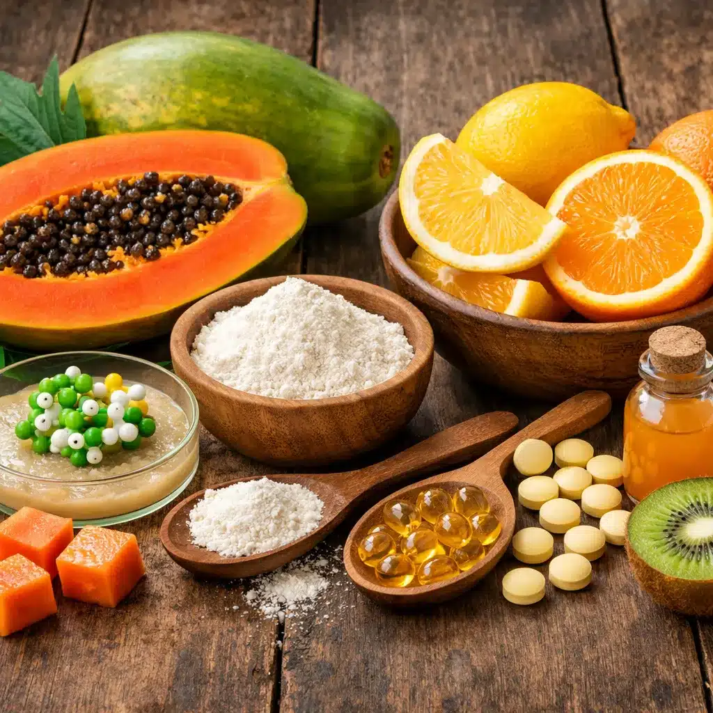 Papaja – papaina i witamina C