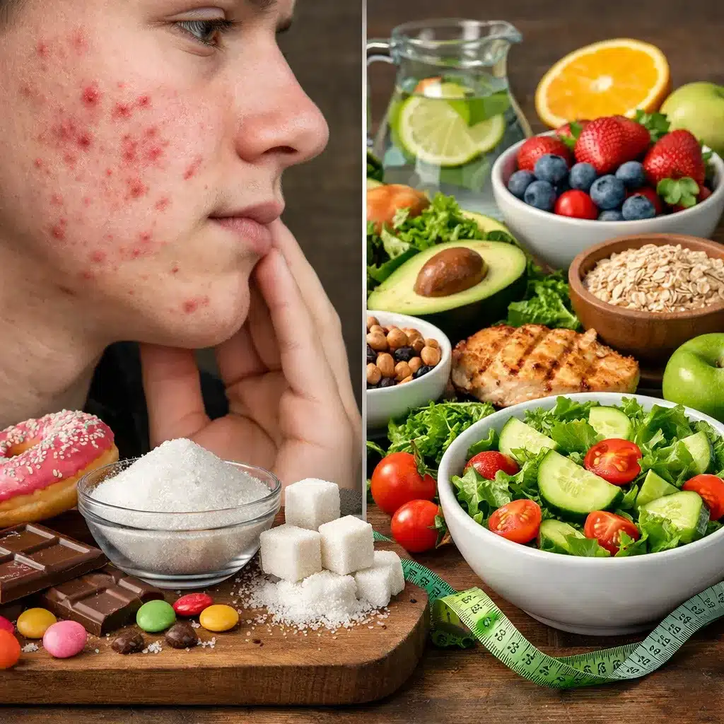 Trądzik młodzieńczy a ograniczenie cukru